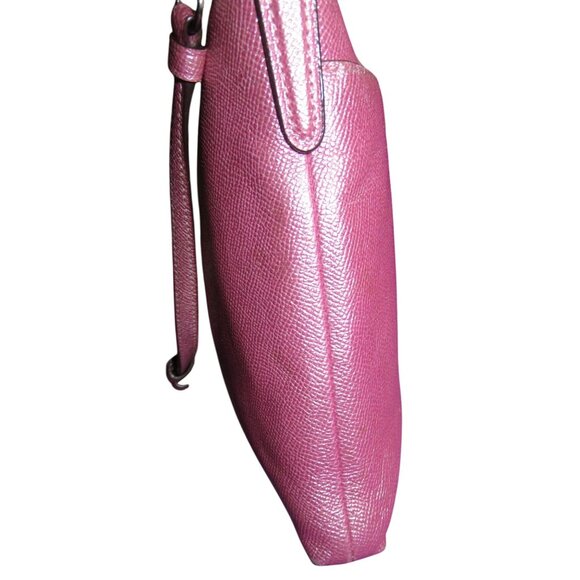 Coach 2017 Kitt Metallic Pink Crossgrain Leather Messenger Crossbody Bag - Picture 3 of 11